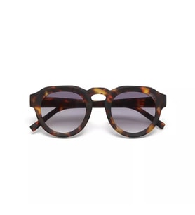 Okkia Zeno Round Unisex Klasik Havana Güneş Gözlüğü Siyah Gradyan