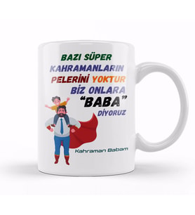 Babalar Günü Babaya Hediye 032 Kupa Bardak Porselen