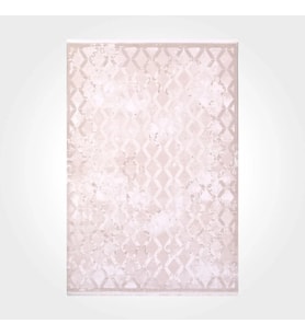 Makine Kaymaz Yıkanabilir Krem Geometrik Triko Salon Halısı Mutfak Halısı Koridor Halısı Yolluk 7558