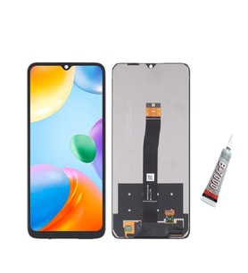 REDMİ 10C Ekran Dokunmatik Çıtalı (SİYAH) B7000 YAPIŞTIRICI