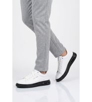 Walkway Erkek Kahve Bağcıklı Kalın Taban Erkek Casual Ayakkabı Sneaker 8078 Dashor M