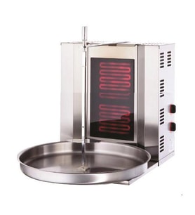 Işıkgaz Silverinox Elektrikli 2 Radyanlı Döner Ocağı Makinesi