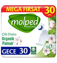 Molped Pure Soft Gece Mega Fırsat Paketi 30'lu