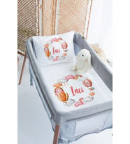 %100 Delux Pamuk Isme Özel 70x120 Park Yatak Nevresim Takımı