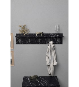 Duvar Askılığı Siyah 80 cm