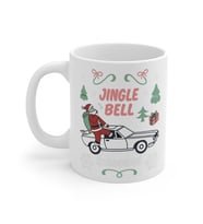 Jingle Bell Exhausted Santa Mug  - Komik Hediye Kupa  Ofis Arkadaşına Harika Hediye