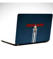İron Man Mavi Kırmızı Laptop Sticker 13 İnch (34X24CM)