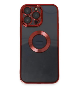Durukar® iPhone 14 Pro Kılıf Slot Silikon - Kırmızı