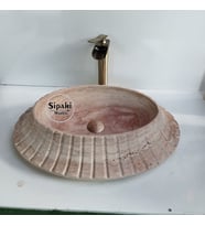 Traverten Yelpaze Model Lavabo