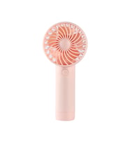 Lexroo ZB109 Mini Vantilatör Portatif Soğutucu El Fanı - Pembe