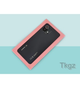 Xiaomi Mi 11 LİTE Arka Pil Batarya Kapağı Kapak ( Full Kamera Lensli ) SİYAH
