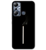 İnfinix Hot 20i Kılıf HD Desen Baskılı Kılıf - Sönmüş Kibrit