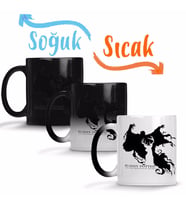 Harry Potter Patronus Sihirli Kupa Bardak Porselen