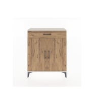 Arges Şifonyer Tek Raflı Tek Çekmeceli 2 Kapaklı 88x30x106 Aytaşı-Çam