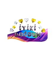 X Yaşında Mavi Folyo Balon