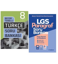TUDEM YAYINLARI 8.SINIF LGS BECERİ TEMELLİ TÜRKÇE - PARAGRAF SORU BANKASI