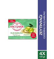 Hacı Şakir Zeytinyağı Gliserinli Saf Zeytinyağı Duş Sabunu 4x125 gr