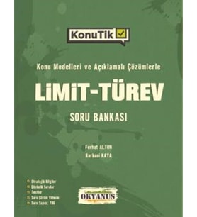 Okyanus Yayınları Ayt Limit - Türev Konutik Soru Bankası 