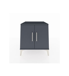 Kronos Komodin 2 Raflı 2 Kapaklı 60x59x64 Antrasit-Antrasit