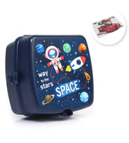 Space Uzak Yemek Kabı + Amerikan Servis - Astronot Beslenme Kabı - Yemek Kabı (Karışık)