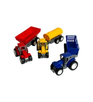 Traktör Oyuncak 3'lü Set Süper Farm Modern Design RÖMORKLU TRAKTÖR SET