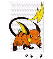 Pokemon Go Pikachu Raichu Puzzle 240 Parça Yapboz