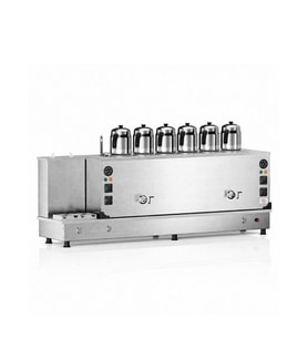 Anka Tüplü İnox Turbo Hibrit 6 Demlikli 60 Litre Çay Makinesi