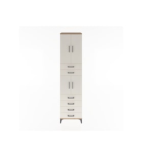 Hyperion Dolap 3 Raflı 6 Çekmeceli 4 Kapaklı 60x44x243 Çam-Aytaşı