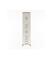 Hyperion Dolap 3 Raflı 6 Çekmeceli 4 Kapaklı 60x44x243 Çam-Aytaşı
