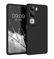 Microsonic Matte Silicone Vivo Y19s Kılıf Siyah (Siyah)