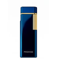Promise Twiggy Mavi Gold Metal Soft Flame Çakmak