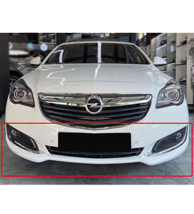 Opel İnsignia A Ön Ek Karlık Abs Plastik Mat Siyah 2013 2014 2015 2016 2017 Makyajlı Kasa karlık+bodykit+ek