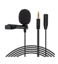 Jwin MIC-100 Metal Mandallı Yaka Mikrofonu
