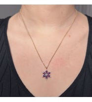 Sevgiliye Arkadaşa Anneye Kendine Hediye Takı Aksesuar Lotus Kolye