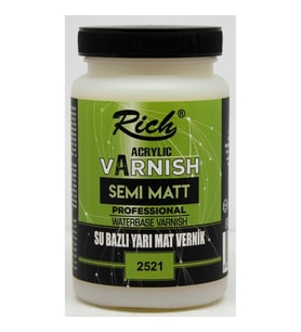 Rich Su Bazlı Yarı Mat Vernik 250ml