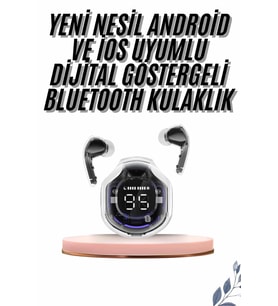 2025 Model Kablosuz Bluetooth Kulaklık Anc Enc Destekli Hifi Stereo (Çok Renkli)