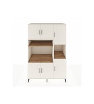 Kronos Dolap 9 Raflı 6 Kapaklı 132x59x195 Aytaşı-Aytaşı/Çam
