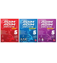 NEWTON YAYINLARI 5.SINIF TÜRKÇE + MATEMATİK + FEN BİLİMLERİ ADIM ADIM ETKİNLİKLİ KONU ANLATIMLI SORU