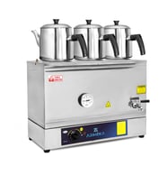 Armeka Platin 40 L Pleytsiz Çay Kazanı Kahveci Kazanı Kahve Ve Çay Ocağı Inox Sanayi Tipi