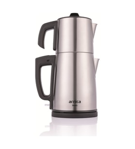Arnica Demli IH33260 2000 W Çelik Çay Makinesi Inox (Gri)