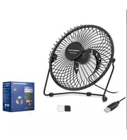 HADRON HDX7252 USB Metal Vantilatör 18 cm Siyah Beyaz