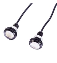 Space Yuvarlak Ledli Gündüz Farı 3 Watt Kırmızı Renk