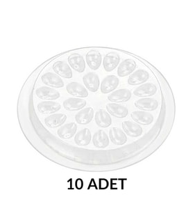 Adanil Kirpik Yapıştıcı Damla Kabı Şeffaf 10 Adet