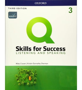 Q Skills For Success Listening and Speaking 3 ( Third (3rd) Ed.) + DVD (Cd li versiyon - KOD YOKTUR)