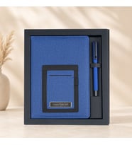 Kutulu Defter Ajanda Kalem Seti - Özel İsim Baskılı