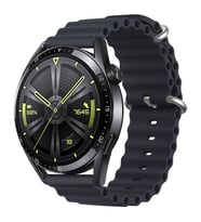 Samsung Galaxy Watch Gear S2 3 41 42 Active 2 40 44 mm Kordon Ocean Silikon Kord (Gece Mavisi)