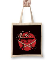 Japan Flag Katana Cherry Blossom Tree Sakura Japanese Art Bez Çanta Uzun Saplı