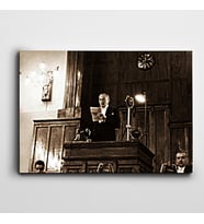 Atatürk Tablosu Tbmm Konuşma Atatürk Kanvas Tablo