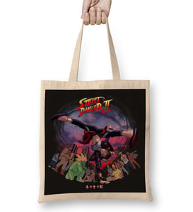 Street Fighter Street Dancer Bez Çanta Uzun Saplı
