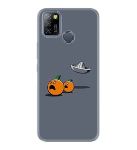 INFINIX Smart 4 5 6 Zero 8 S5 Pro Kılıf Desemli Silikon Orange Escape 1374